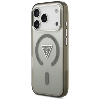 iPhone 17 Pro Guess IML Gradient Triangle Logo MagSafe dėklas – žalias 1 iPhone 17 Pro Guess IML Gradient Triangle Logo MagSafe dėklas – žalias 1