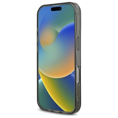 iPhone 16 Pro – Guess IML Heart dėklas - Juodas 4