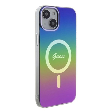 Guess IML Iridescent MagSafe Dėklas skirtas iPhone 15 Plus / 14 Plus 6.7" - multicolor 3 Guess IML Iridescent MagSafe Dėklas skirtas iPhone 15 Plus / 14 Plus 6.7" - multicolor 3