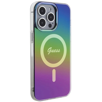 Guess IML Iridescent MagSafe Dėklas skirtas iPhone 15 Pro Max 6.7&quot; - multicolor 3