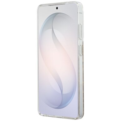 Samsung Galaxy S26 Ultra Guess IML Leopard Print Triangle MagSafe dėklas – rudas 4