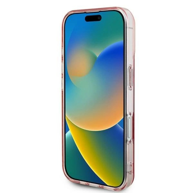 iPhone 16 – Guess IML Rhinestones MagSafe dėklas - Rožinis 4 iPhone 16 – Guess IML Rhinestones MagSafe dėklas - Rožinis 4