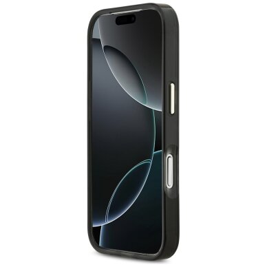 iPhone 17 Pro Max Guess IML Script Metal MagSafe dėklas – juodas ir rudas 4 iPhone 17 Pro Max Guess IML Script Metal MagSafe dėklas – juodas ir rudas 4