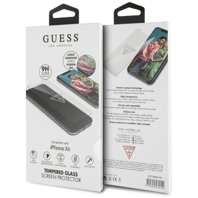 iPhone XR Guess Invisible Logo grūdintas stiklas 1