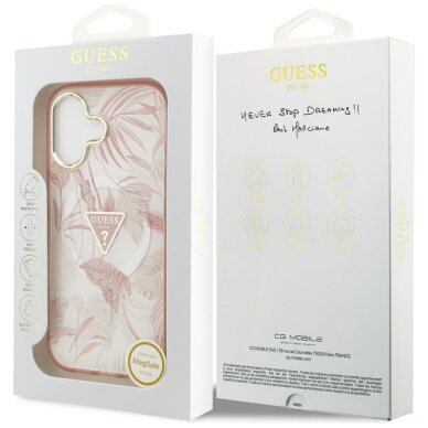 iPhone 17 Guess Jungle Tonal Triangle MagSafe dėklas – rožinis 7 iPhone 17 Guess Jungle Tonal Triangle MagSafe dėklas – rožinis 7