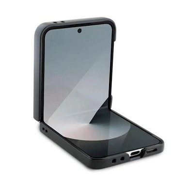 Guess Leather 4G Metal Logo Dėklas Samsung Galaxy Z Flip 6 - rudas 3 Guess Leather 4G Metal Logo Dėklas Samsung Galaxy Z Flip 6 - rudas 3