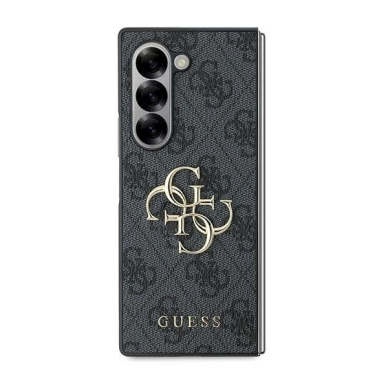 Guess Odinis 4G Metal Logo Dėklas skirtas Samsung Galaxy Z Fold 6 - Juodas 1