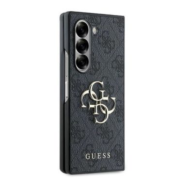 Guess Odinis 4G Metal Logo Dėklas skirtas Samsung Galaxy Z Fold 6 - Juodas 4