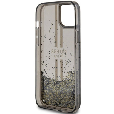 Originalus Guess dėklas Liquid Glitter Auksinis StripesiPhone 15 Plus / 14 Plus - Juodas 6 Originalus Guess dėklas Liquid Glitter Auksinis StripesiPhone 15 Plus / 14 Plus - Juodas 6