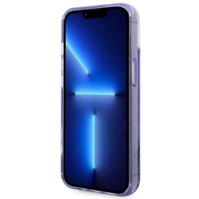 Guess Liquid Glitter Palm Collection Dėklas skirtas iPhone 14 Plus 6.7" - Violetinis 4 Guess Liquid Glitter Palm Collection Dėklas skirtas iPhone 14 Plus 6.7" - Violetinis 4