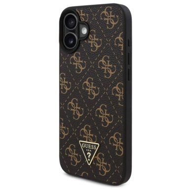 iPhone 16 Plus – Guess New 4G Triangle dėklas - Juodas 1