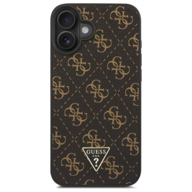 iPhone 16 Plus – Guess New 4G Triangle dėklas - Juodas 2