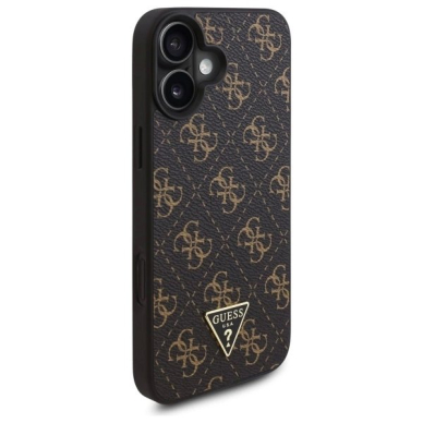 iPhone 16 Plus – Guess New 4G Triangle dėklas - Juodas 3