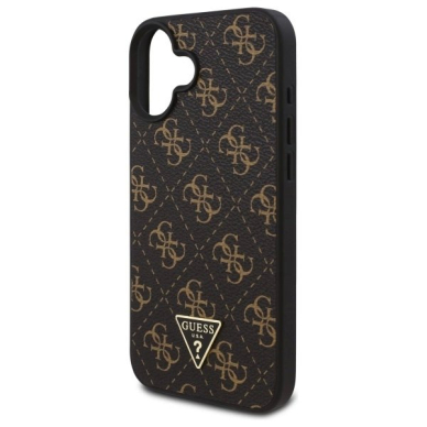 iPhone 16 Plus – Guess New 4G Triangle dėklas - Juodas 5