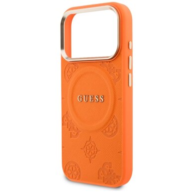 iPhone 17 Pro Guess Peony Hot Stamp MagSafe dėklas – oranžinis 5 iPhone 17 Pro Guess Peony Hot Stamp MagSafe dėklas – oranžinis 5