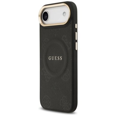 iPhone Air Guess Peony Hot Stamp dėklas su MagSafe – juodas 1 iPhone Air Guess Peony Hot Stamp dėklas su MagSafe – juodas 1