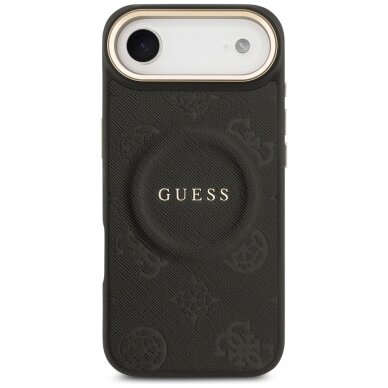 iPhone Air Guess Peony Hot Stamp dėklas su MagSafe – juodas 2
