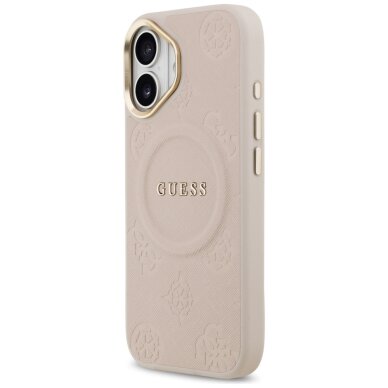 iPhone 17 Guess Peony Hot Stamp MagSafe dėklas – rožinis 1 iPhone 17 Guess Peony Hot Stamp MagSafe dėklas – rožinis 1
