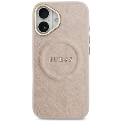 iPhone 17 Guess Peony Hot Stamp MagSafe dėklas – rožinis 2