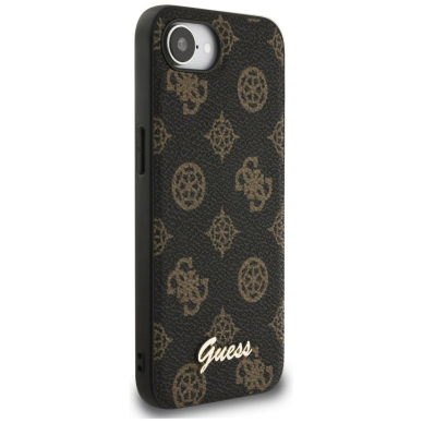 iPhone 16e – Guess Peony Script Logo MagSafe dėklas - Juodas 3