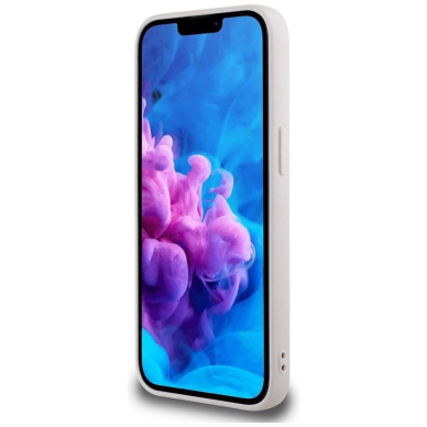 iPhone 16e – Guess Peony Script Logo MagSafe dėklas - Rudas 4
