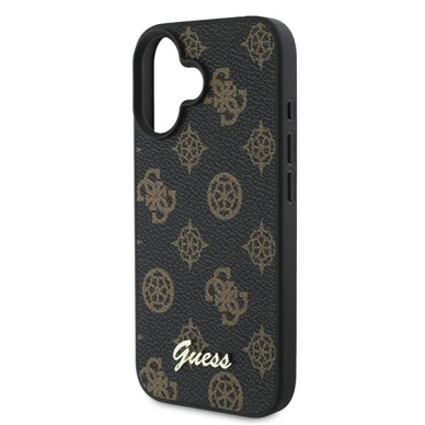 Guess Peony Script MagSafe iPhone 16 Plus Dėklas - juodas 5 Guess Peony Script MagSafe iPhone 16 Plus Dėklas - juodas 5