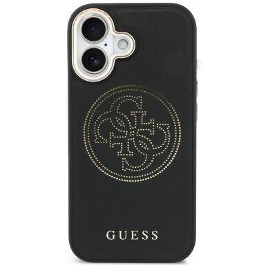 iPhone 17 Guess Perforated 4G MagSafe dėklas – juodas 2 iPhone 17 Guess Perforated 4G MagSafe dėklas – juodas 2