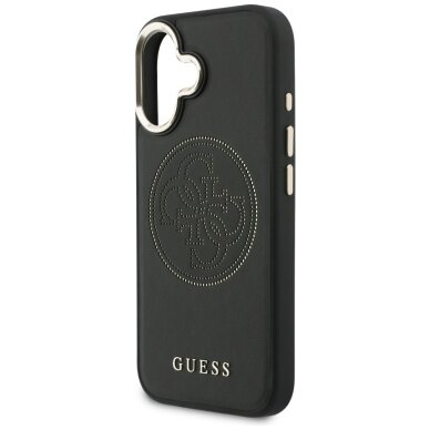 iPhone 17 Guess Perforated 4G MagSafe dėklas – juodas 5