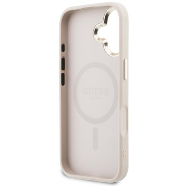 iPhone 17 Guess Perforated 4G MagSafe dėklas – rožinis 6 iPhone 17 Guess Perforated 4G MagSafe dėklas – rožinis 6