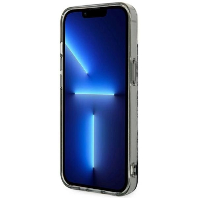 Guess Porcelain Collection iPhone 14 / 15 / 13 6.1&quot; Dėklas - Pilkas 4