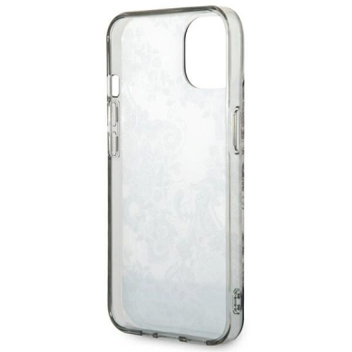 Guess Porcelain Collection iPhone 14 / 15 / 13 6.1&quot; Dėklas - Pilkas 6