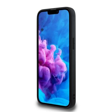 Guess PU 4G Peony Dėklas with MagSafe skirtas iPhone 16e - Juodas 1