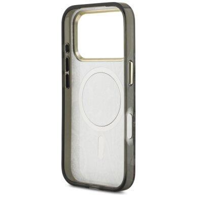 iPhone 17 Pro Guess Python Pattern MagSafe dėklas – juodas 6