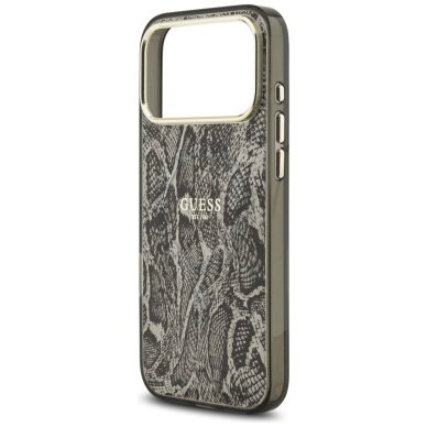 iPhone 17 Pro Max Guess Python Pattern MagSafe dėklas – juodas 5