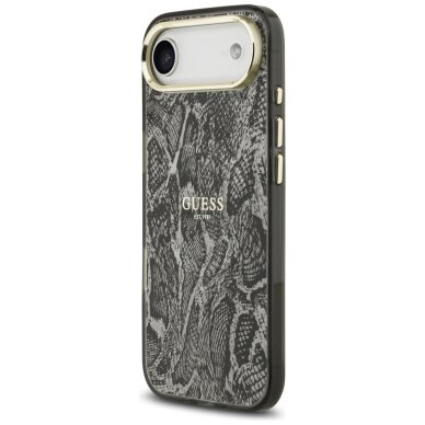 iPhone Air Guess Python Pattern MagSafe dėklas – juodas 1