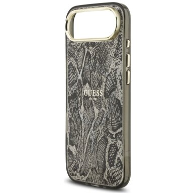iPhone Air Guess Python Pattern MagSafe dėklas – juodas 5 iPhone Air Guess Python Pattern MagSafe dėklas – juodas 5