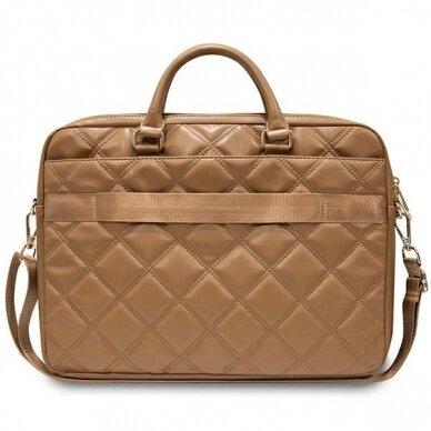 Guess Quilted 4G Krepšys a 16 laptop - brown 2 Guess Quilted 4G Krepšys a 16 laptop - brown 2