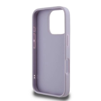 iPhone 16 Pro Max – Guess Quilted Metal Logo case - Šviesiai violetinis 6