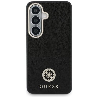 Samsung Galaxy S26+ Guess Rhinestone Round Logo MagSafe dėklas – juodas 2 Samsung Galaxy S26+ Guess Rhinestone Round Logo MagSafe dėklas – juodas 2