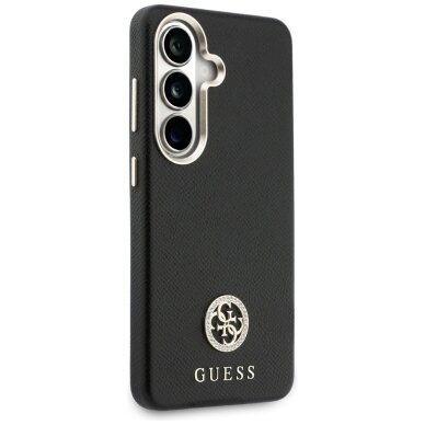 Samsung Galaxy S26+ Guess Rhinestone Round Logo MagSafe dėklas – juodas 3