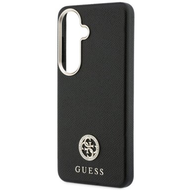 Samsung Galaxy S26+ Guess Rhinestone Round Logo MagSafe dėklas – juodas 5