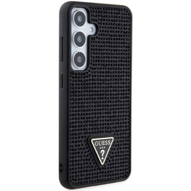 Guess Rhinestone Triangle Dėklas skirtas Samsung Galaxy S24 - Juodas 3