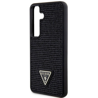 Guess Rhinestone Triangle Dėklas skirtas Samsung Galaxy S24 - Juodas 5