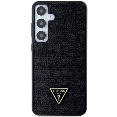 Guess Rhinestone Triangle Dėklas Samsung Galaxy S24+ - juodas 2 Guess Rhinestone Triangle Dėklas Samsung Galaxy S24+ - juodas 2