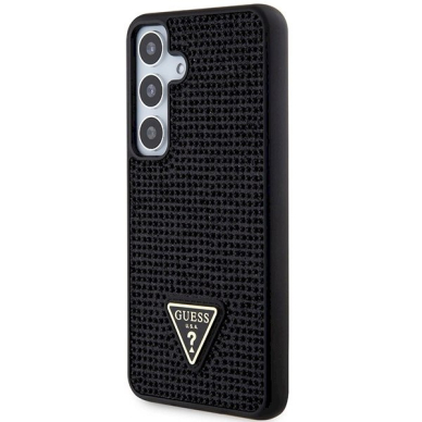 Guess Rhinestone Triangle Dėklas skirtas Samsung Galaxy S24 - Juodas 1
