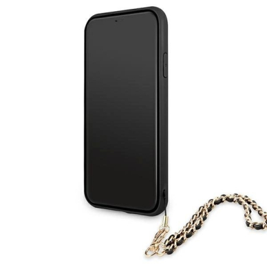 Guess Saffiano Chain Dėklas skirtas iPhone 11 6.1" / Xr - Juodas 4