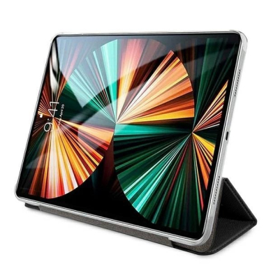 iPad 12.9" 2021 – Guess Saffiano Collection Book Cover dėklas - Juodas 2