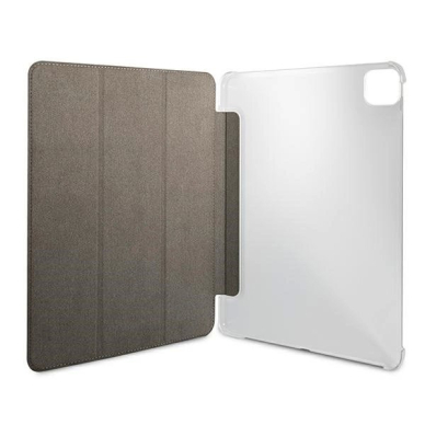 iPad 12.9" 2021 – Guess Saffiano Collection Book Cover dėklas - Juodas 3