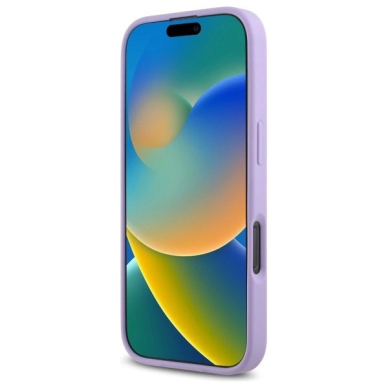iPhone 16 Pro Max – Guess Saffiano MagSafe dėklas - Violetinis 4