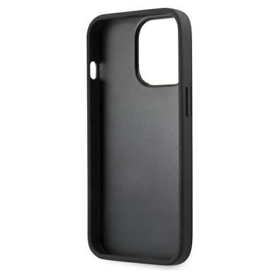 Guess Saffiano Strap Dėklas skirtas iPhone 13 Pro Max 6.7&quot; - Mėlynas 6